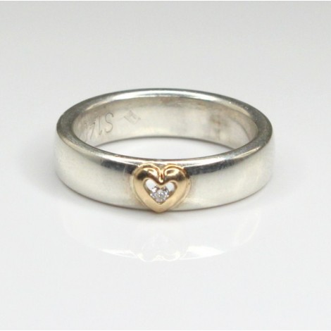 inel Valentine's. diamant natural, argint & aur. designer: Scrouples. Danemarca